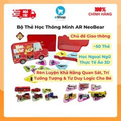 Bộ Thẻ Học Thông Minh AR NeoBear – Chủ Đề Giao Thông, Học Ngoại Ngữ Qua Thực Tế Ảo 3D
