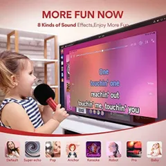 Micro Karaoke Bluetooth Không Dây Maono MKP100 3 Trong 1, Hỗ Trợ TWS Kết Nối 2 Mic Song Ca