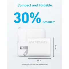 Bộ Củ Sạc Nhanh Anker 30W 312 – B2640 kèm Cáp C to C Hỗ Trợ PD