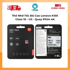Thẻ Nhớ Tốc Độ Cao Lenovo K105, Thẻ Class 10, U3, Quay Phim 4K