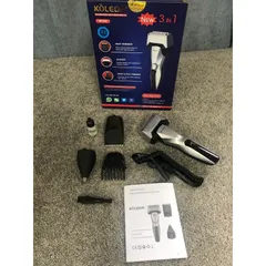 Tông Đơ 3 in 1 KOLEDA RF-558 - Bộ Grooming 3 Trong 1, Cắt Tóc, Cạo Râu, Tỉa Lông Mũi