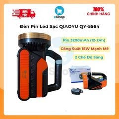 Đèn Pin Led Sạc QIAOYU QY-5564 Chiếu Sáng Xa, Pin Sạc Dùng Lâu, Công Suất Lớn