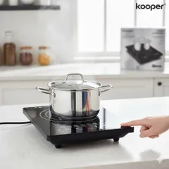 Bếp từ đơn Kooper (Italia), công suất 1500W - 8 Chế Độ Nấu Tự Động, Cảm Ứng, An Toàn Vượt Trội