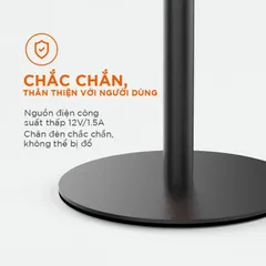 Đèn LED Cây Kiêm Đèn Bàn Chống Cận Taotronics TT-DL060 Kim Loại 12W, 5 Chế Độ Màu 5 Mức Sáng, Cảm Ứng, Hẹn Giờ