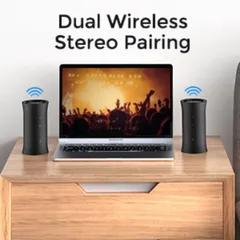 Loa Bluetooth AXLOIE O2 - Chống Nước IPX7, TWS , Extra Bass, 10W, Mic Tích Hợp (Hàng À Má Zôn )