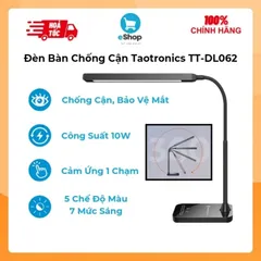Đèn bàn Taotronics TT-DL062/ TT-DL13/ SYMPA DL004 Chính Hãng 12W 5 Chế Độ Màu 10 Mức Sáng - Đèn Học Đọc Sách, Chống Cận