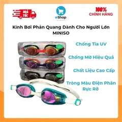 Kính Bơi phản quang Dành Cho Người Lớn hãng MINISO - Chống Tia UV, Chống Mờ