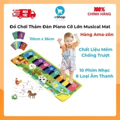 Đồ Chơi Thảm Đàn Piano Cỡ Lớn Musical Mat 110cm x 36cm, 100cm x 40cm (Hàng À Má Zôn)