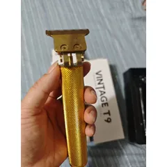 Tông Đơ Cắt Tóc Không Dây Vintage T9 Trimmer Professional - Máy Cắt Tóc Chuyên Nghiệp Chuẩn Salon Kèm Phụ Kiện An Toàn
