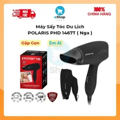 Máy Sấy Tóc POLARIS PHD 1467 ( Nga ), Máy Sấy Du Lịch, Có Thể Gập Gọn 759599