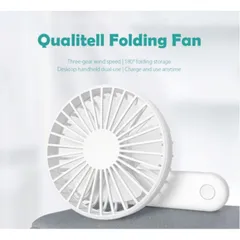 Quạt Cầm Tay Qualitell ZS6003 - Động Cơ Không Chổi Than 5 Cánh, Gập Gọn 180 Độ