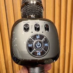 Micro Karaoke Kèm Loa Di Động BONAOK - Hiệu Ứng Đèn Led RGB, Chế Độ Echo, Song Ca, Ghi Âm