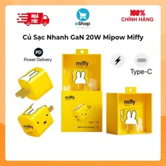 Củ Sạc Nhanh 20W MiPOW Miffy Công Nghệ GaN Cổng Type-C PD - Thiết Kế Mini