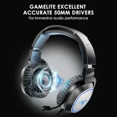Tai Nghe Chụp Đầu Gaming GAMELITE - G1P Dây 3.5mm + USB Điều Khiển Tiện Lợi