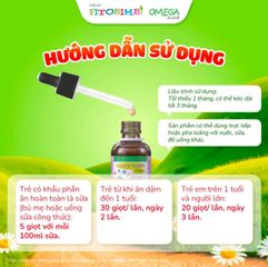 Fitobimbi Omega junior  Omega thực vật cho bé Hỗ trợ phát triển não bộ, tốt cho mắt cho bé