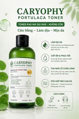Nước Hoa Hồng Caryophy Chăm Sóc Da Dầu Mụn Portulaca Toner 300ml [hàng nhập khẩu]
