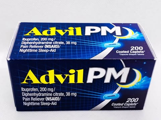 Viên giảm đau và hỗ trợ ngủ ngon Advil PM 200mg 200 V