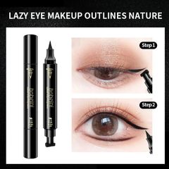 HOT Bút Kẻ Mắt Dạng Lỏng 2 trong một Lâu Trôi Chống giột nước Và Mồ Hôi 759865