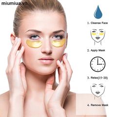 Combo 10 Mặt nạ mắt collagen ♥️FREESHIP♥️ nạ mắt collagen crystal eyelid patch 1 miếng 759892