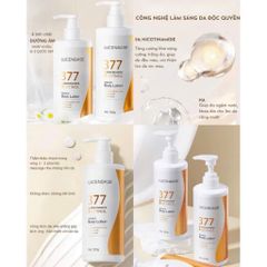 (Chính hãng) 250g Sữa dưỡng thể 377 Niacinamide Retinol LUCENBASE hỗ trợ khóa ẩm làm sáng da 759946