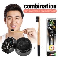 Deal 10/10 BỘT TRẮNG RĂNG THAN TRE HOẠT TÍNH 100% NATURAL TEETH WHITENING 760020