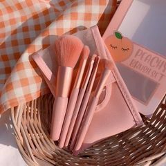 Bộ cọ trang điểm Peachy Brush Set 5 cây tone Cam đào 760055