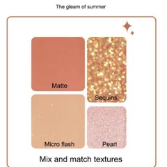 HOT Bảng Phấn Mắt HLLR 9 Màu make up không thấm nước Chống các giọt mồ hôi Hiệu 760111