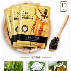 Hộp 10 Mặt nạ lụa 24k Goldzan cao cấp Có hàng 760124