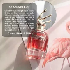 Nước Hoa Nữ Jean Paul Gaultier So Scandal EDP 80ml- Chai Fullsize hộp thiếc siêu thơm 760268