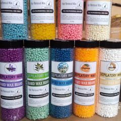(Hủ lớn 400g) Sáp wax lông hard beans tự nhiên an toàn lành tính cho da hottrend màu giao ngẫu nhiên 760403