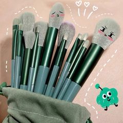 Bộ Cọ Trang Điểm 13 Món Vintage Kèm Túi Nhung, Bộ Cọ Trang Điểm Makeup Cá Nhân Chuyên Nghiệp 760467