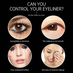 HOT Bút Kẻ Mắt Dạng Lỏng black color Nhanh Khô Chống giột nước Lâu Trôi make up Mượt Mà 760525