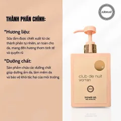 Sữa tắm/ Nước hoa/ Lăn nách Club De Nuit Woman Eau de Parfum (EDP) 760549