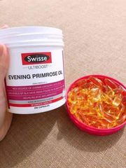 Viên Uống Tình Dầu Hoa Anh Thảo Swisse Ultiboost Evening Primrose Oil 200 Viên - Cân Bằng Nội Tiết - Giảm Hội Chứng Tiền Kinh Nguyệt (PMS) & Chăm Sóc Da 