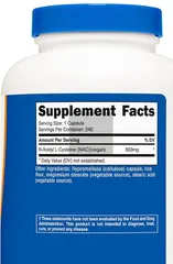 240 viên Nutricost NAC 600mg - Hỗ Trợ Gan Khỏe, Tăng Cường Glutathione Và Chống Oxy Hóa