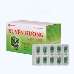 Xuyên Hương Nam Dược-Hỗ trợ viêm xoang, viêm mũi dị ứng-Hộp 10 vỉ x 10 viên nang
