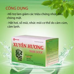 Xuyên Hương Nam Dược-Hỗ trợ viêm xoang, viêm mũi dị ứng-Hộp 10 vỉ x 10 viên nang