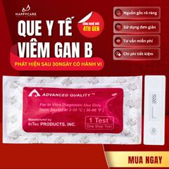 Que Test One Step Hỗ Trợ Kiểm Tra Sức Khỏe Gan (Viêm Gan B) Tại Nhà - Chính Hãng