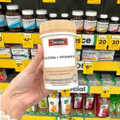 Swisse Ultiboost Calcium + Vitamin D 150 Viên – Bổ Sung Canxi Và Vitamin D, Hỗ Trợ Duy Trì Sức Khỏe Xương