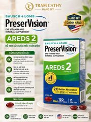120 viên/ 130 viên PreserVision AREDS 2 Formula - Hỗ Trợ Điểm Vàng, Bảo Vệ Võng Mạc Và Duy Trì Thị Lực Sắc Nét