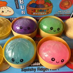 Bánh bao Squishy kim tuyến bóng đẹp mềm mịn siêu to