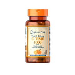 Tăng cường sức đề kháng với Puritan’s Pride C-Time 1000 60 viên Date xa NK