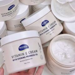 Redwin Vitamin E Cream with Evening Primrose Oil 330g – Kem Dưỡng Ẩm Vitamin E Chính Hãng Úc, Hỗ Trợ Cấp Ẩm & Làm Mềm Da