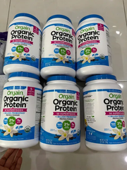 Bột đạm thực vật hữu cơ hương VANI 1200g, 1.2kg Orgain Organic Protein Plant Based Protein Power
