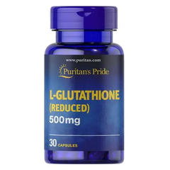 Viên uống trắng da nội sinh Puritan’s Pride L-Glutathione (Reduced) 500mg 30 Capsules Date Xa NK
