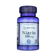 Viên uống bổ sung Niacin (Vitamin B3) Puritan’s Pride Niacin 100mg 100 viên Date Xa NK