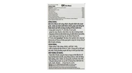 Qik For Men lọ 30 viên