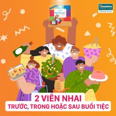 Viên kẹo Party Smart hỗ trợ giảm buồn nôn, khó chịu sau tiệc tùng - Hộp 10 viên