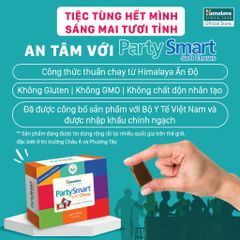 Viên kẹo Party Smart hỗ trợ giảm buồn nôn, khó chịu sau tiệc tùng - Hộp 10 viên