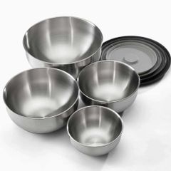 Bộ 4 Âu Inox Kèm Nắp Xếp Chồng JOSEPH JOSEPH 95025 